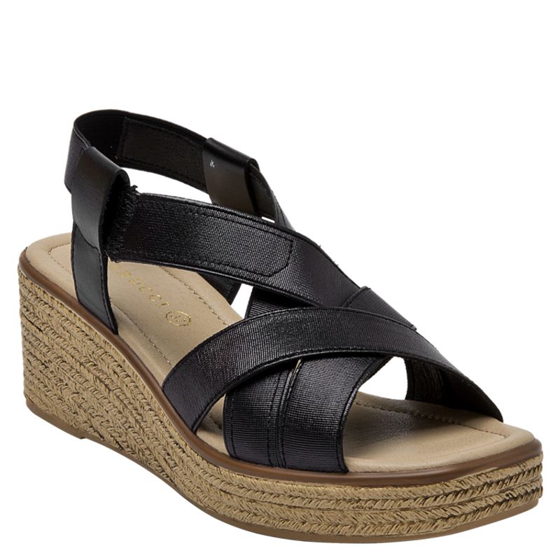 BRUNO ROSSI - Sandalia Casual Mujer Negro Bruno Rossi