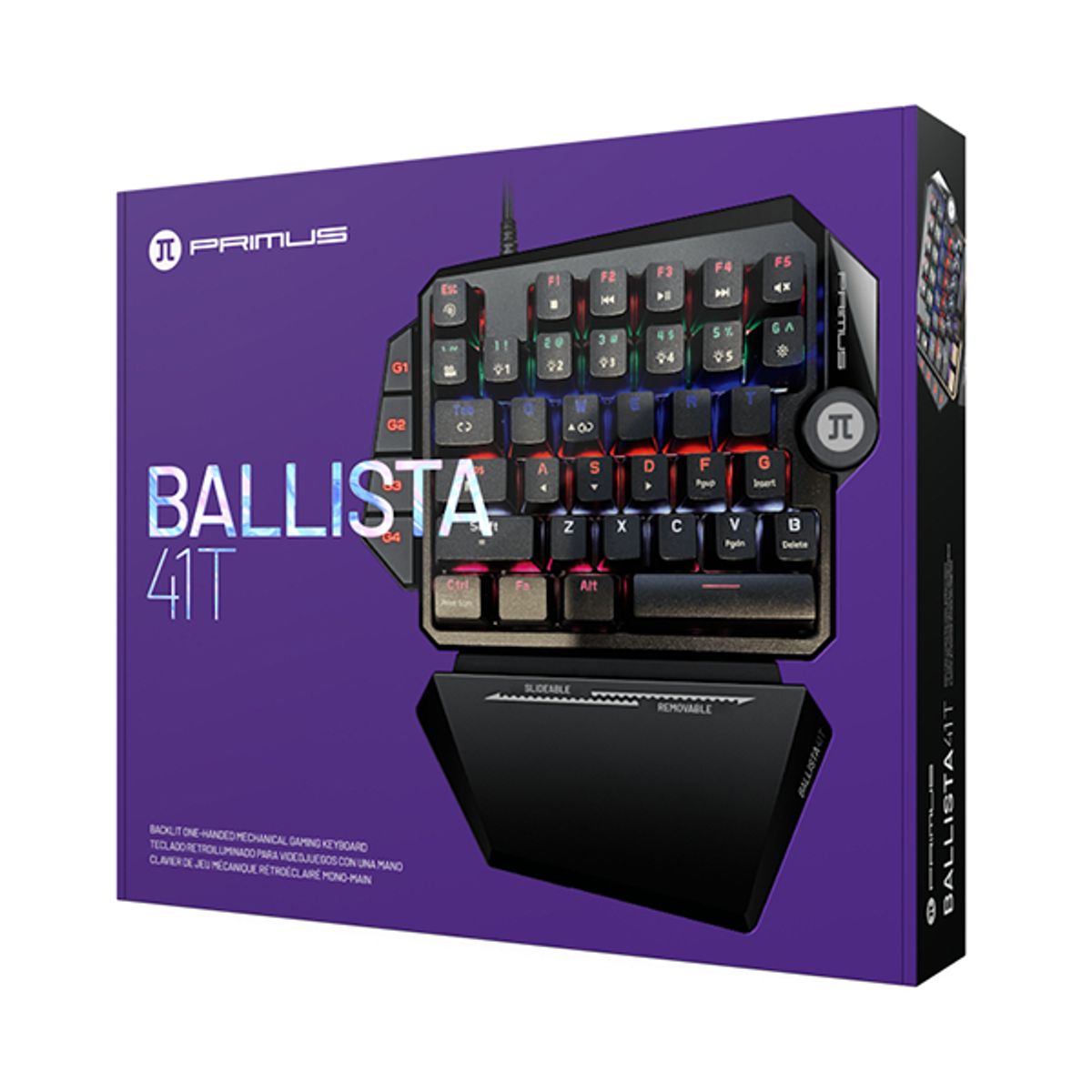 PRIMUS GAMING - Primus BALLISTA41T Teclado Mecánico 1 mano 35 Teclas (EN)