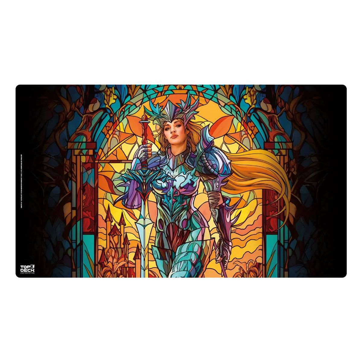 GENERICO - Playmat Topdeck Colección Vitrales - Paladín
