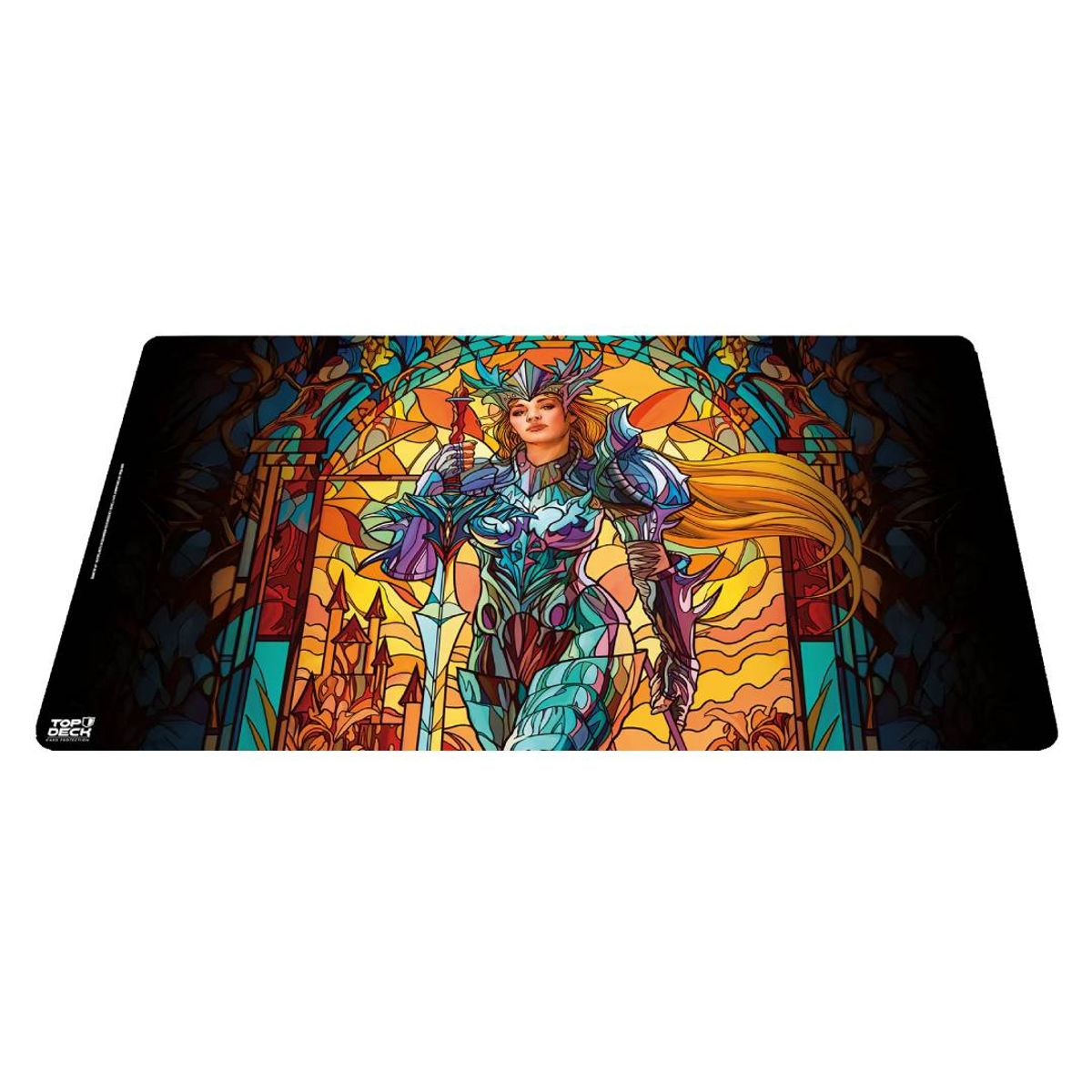 GENERICO - Playmat Topdeck Colección Vitrales - Paladín