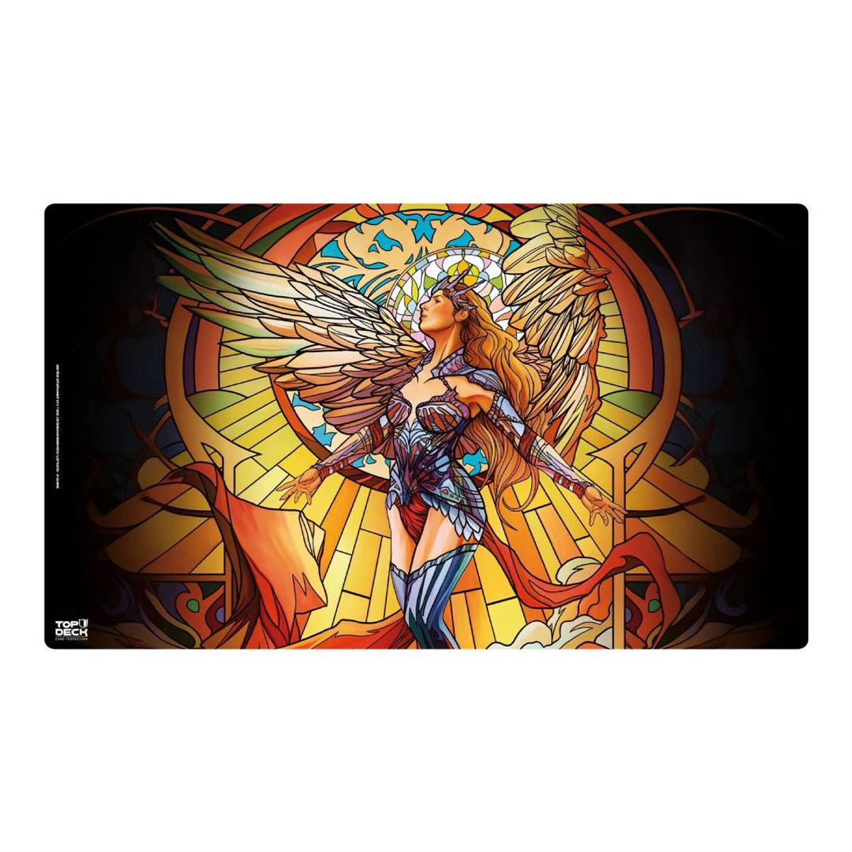 GENERICO - Playmat Topdeck Colección Vitrales - Valkiria