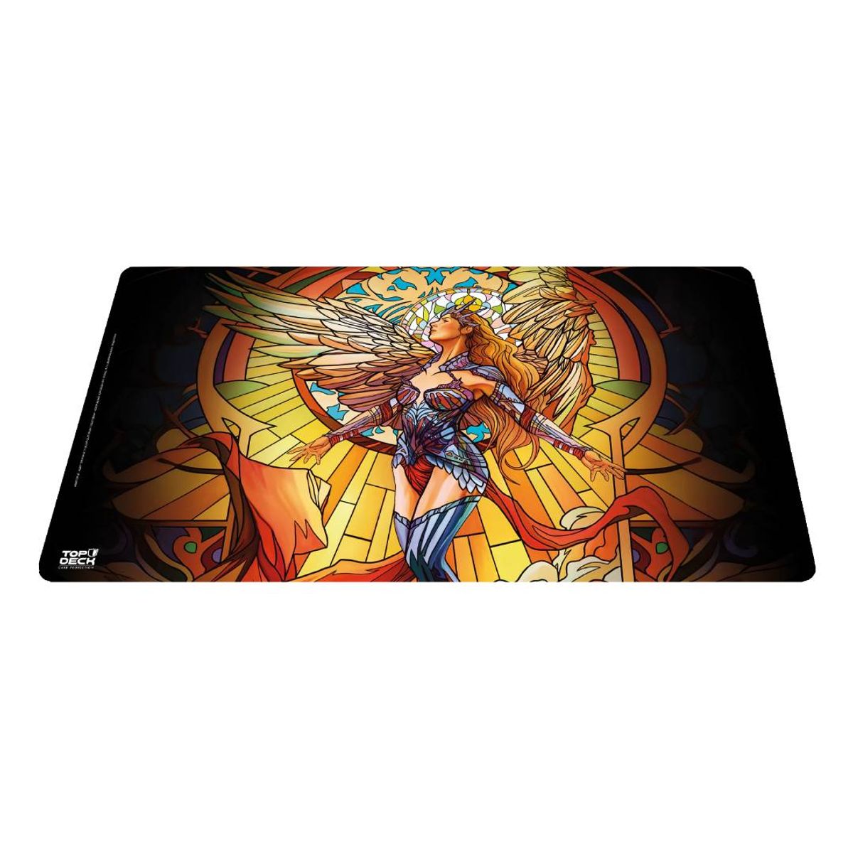 GENERICO - Playmat Topdeck Colección Vitrales - Valkiria