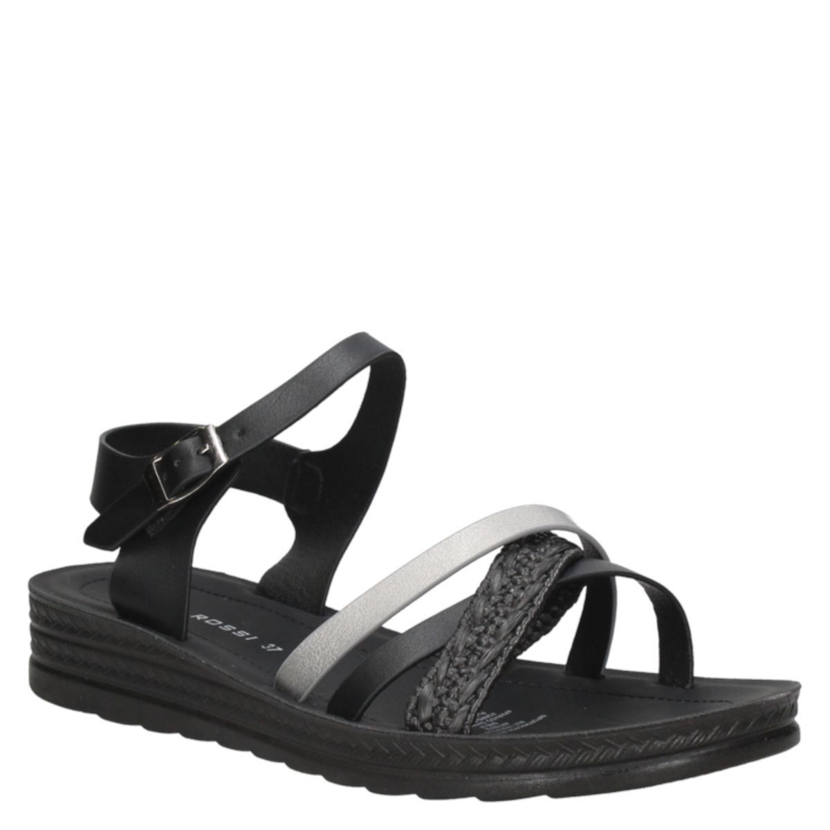 BRUNO ROSSI - Sandalia Casual Mujer Negro Bruno Rossi