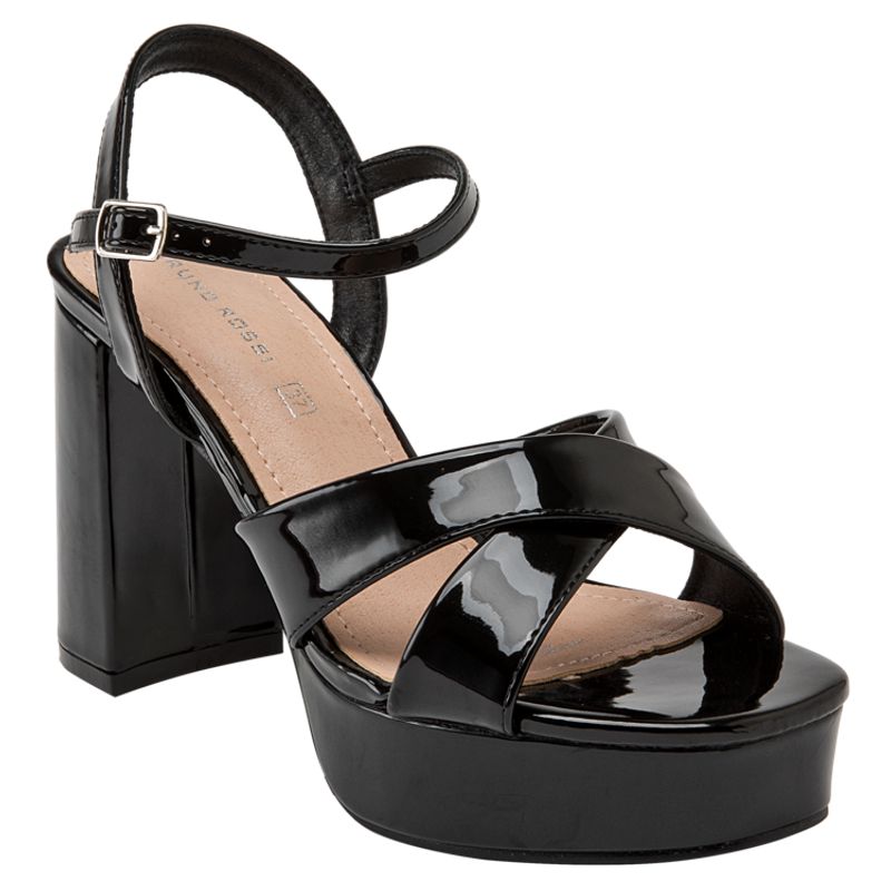 BRUNO ROSSI - Sandalia Casual Mujer Negro Bruno Rossi