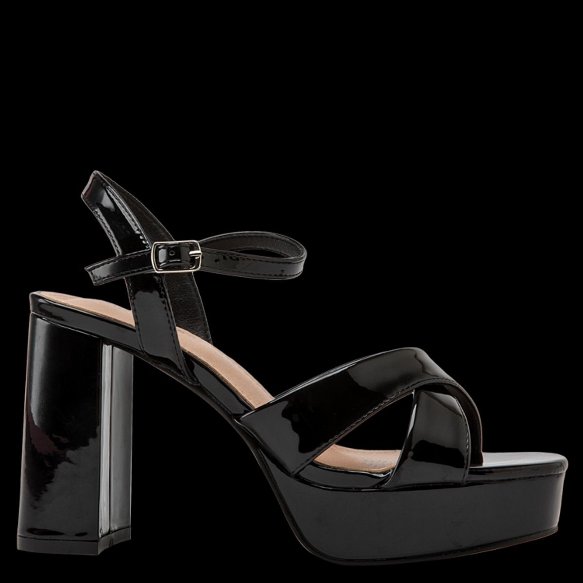 BRUNO ROSSI - Sandalia Casual Mujer Negro Bruno Rossi