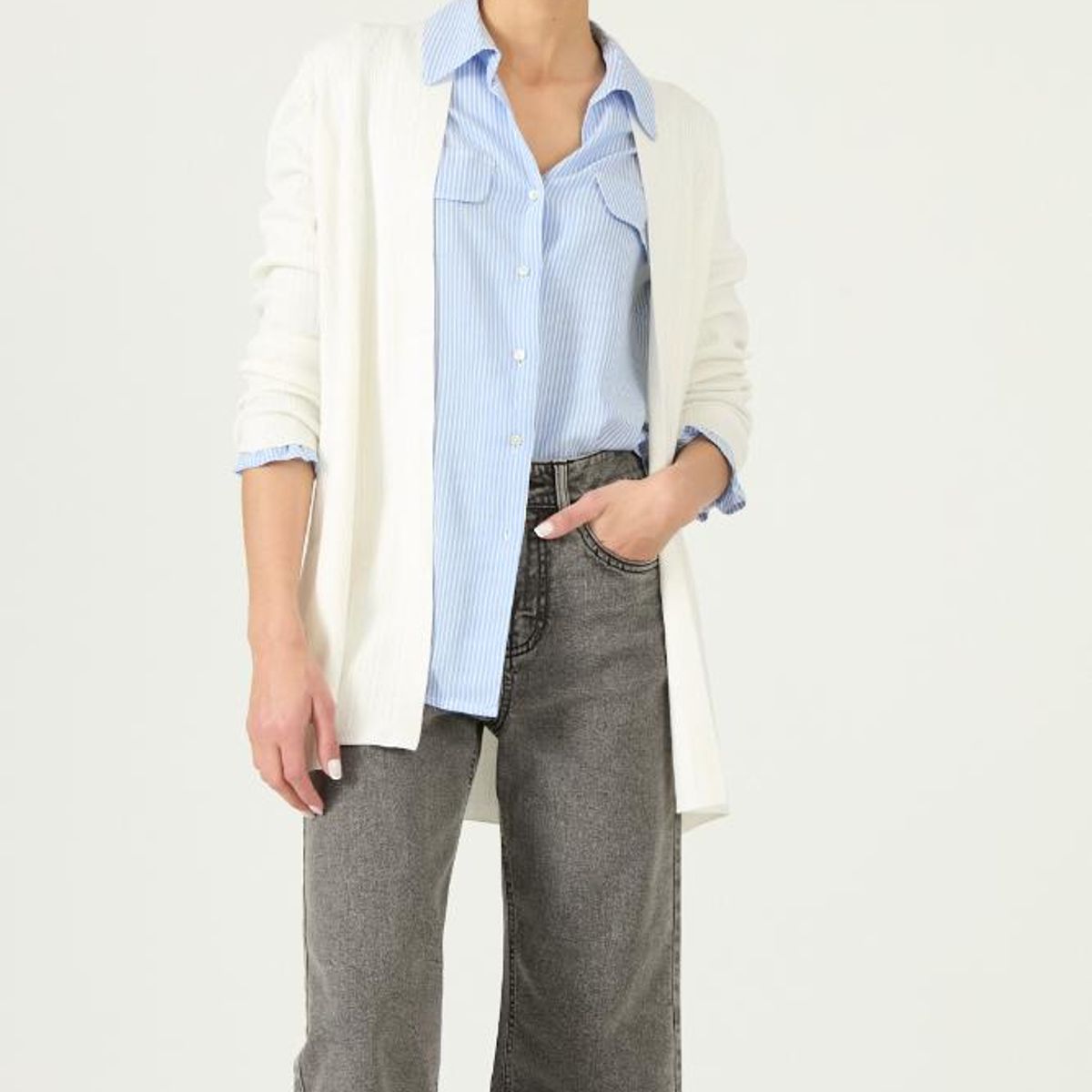 PRIVILEGE - Tapado tejido crudo 2947