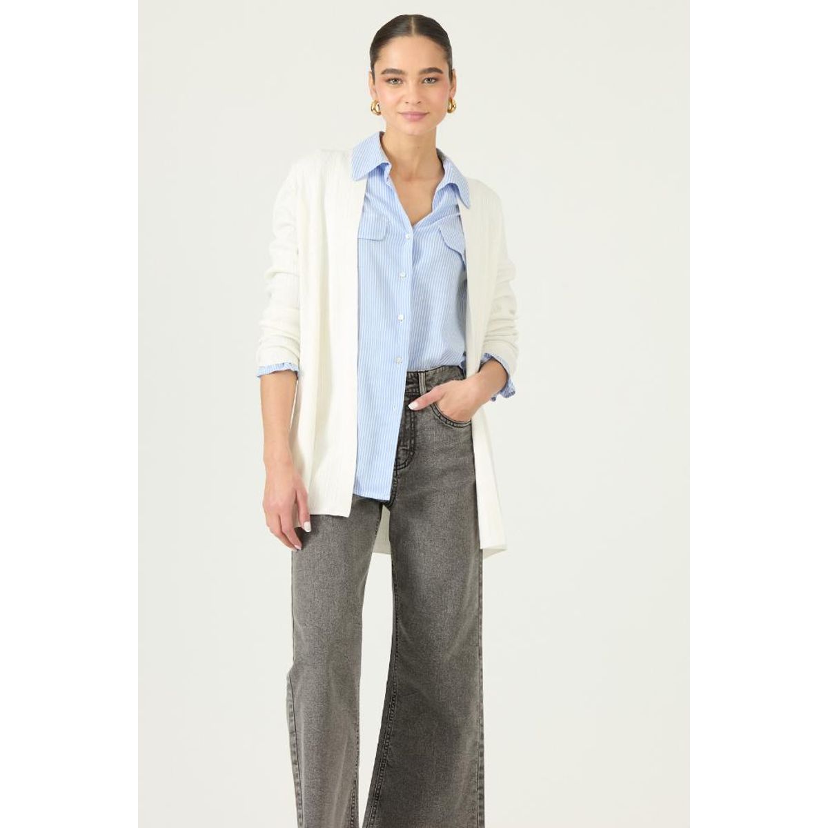 PRIVILEGE - Tapado tejido crudo 2947