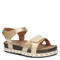 DAKOTA - Sandalia Casual Mujer Dorado