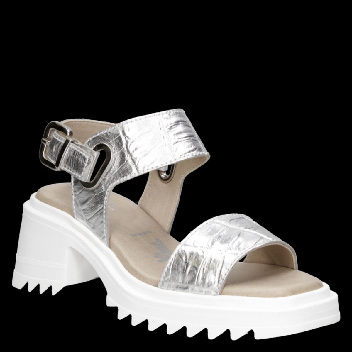 ZAPPA - Sandalia Casual Mujer Plateado Zappa