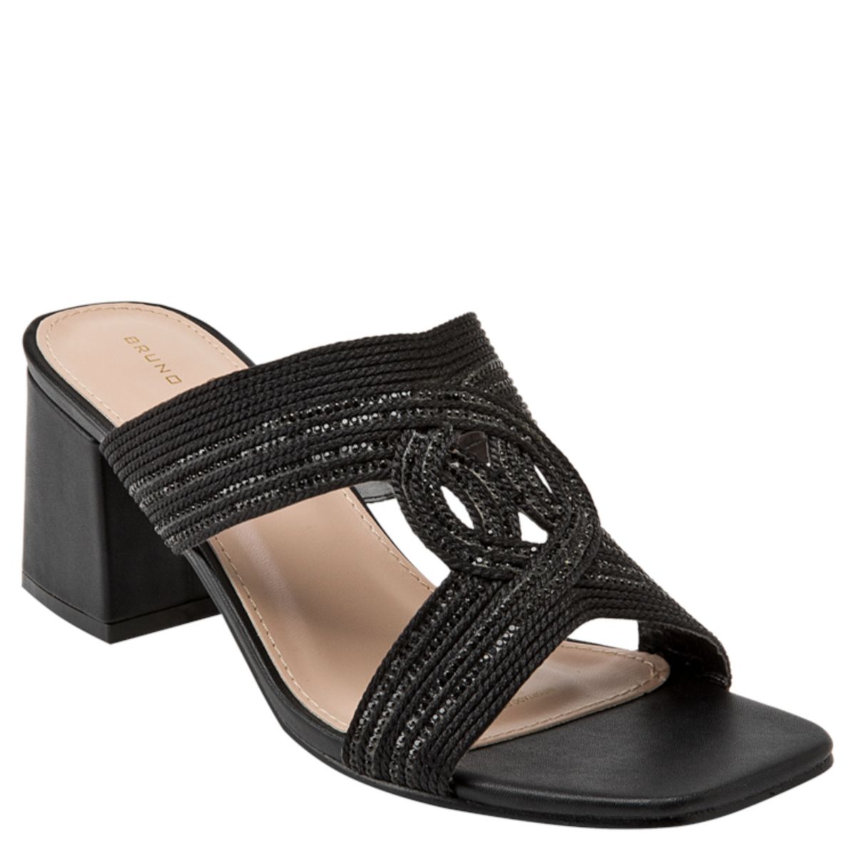 BRUNO ROSSI - Sandalia Casual Mujer Negro Bruno Rossi