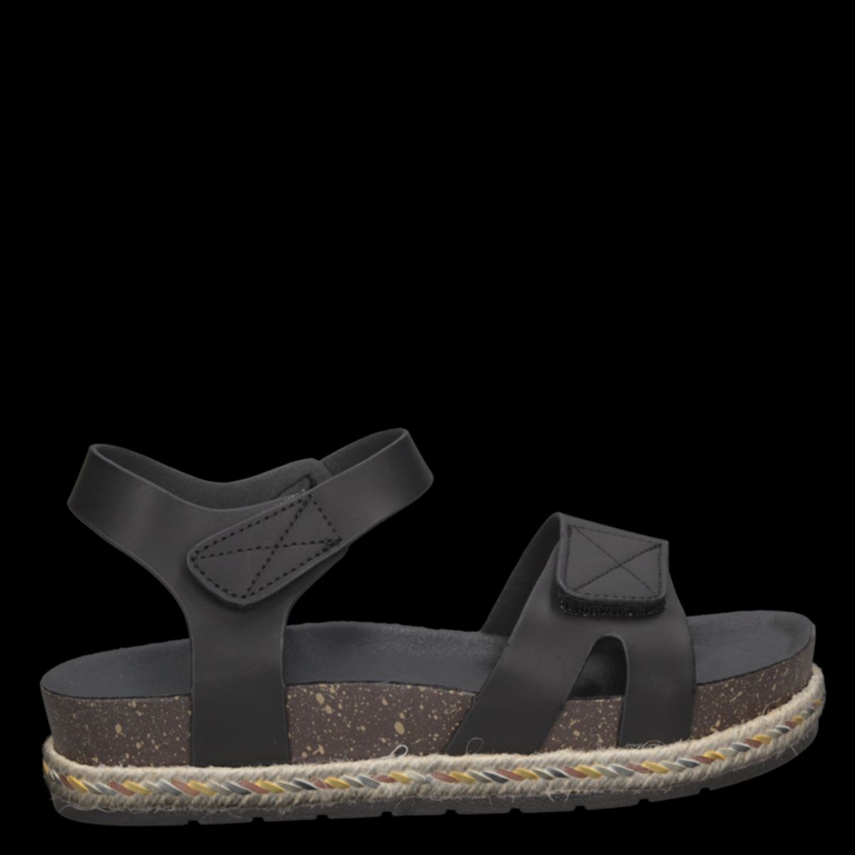 DAKOTA - Sandalia Casual Mujer Negro Dakota
