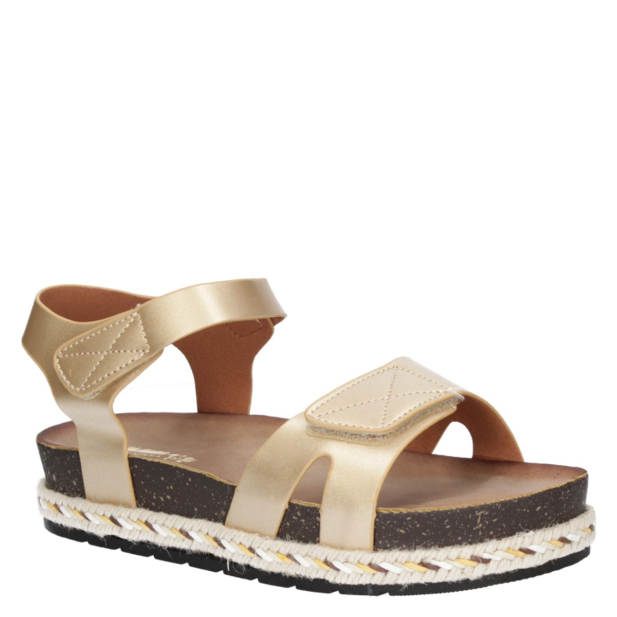 DAKOTA - Sandalia Casual Mujer Dorado Dakota