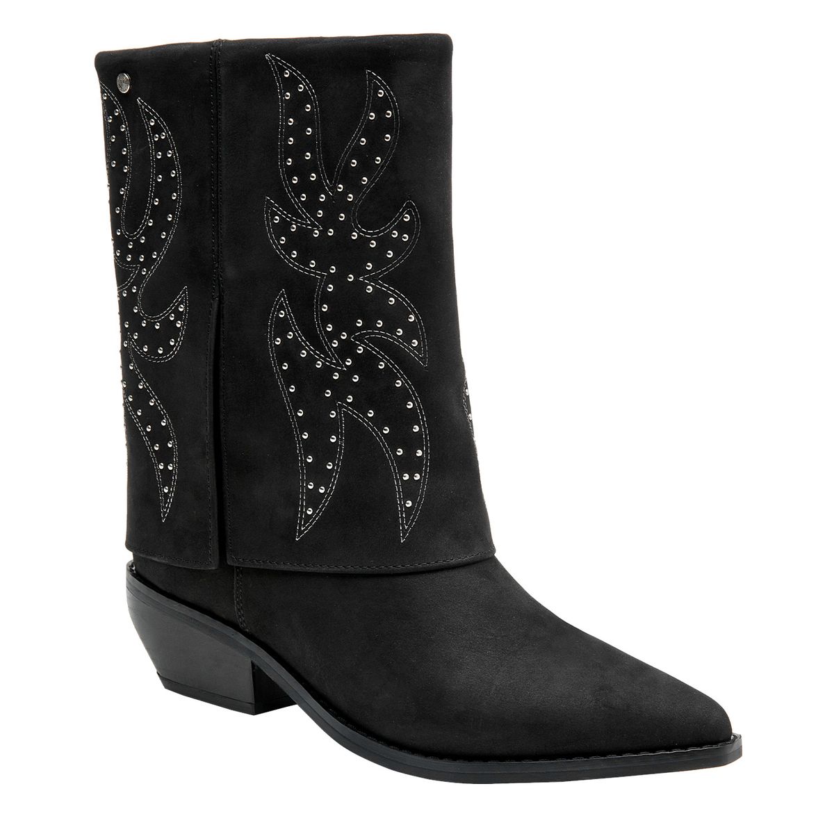 POLLINI - Bota Vaquera Mujer Negro Pollini