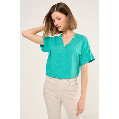 Imagen 2 del producto Blusa Lisa Mujer Verde Magriffe
