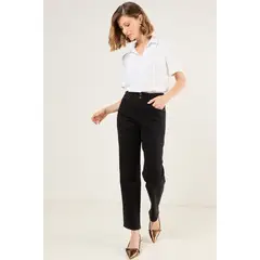 MA GRIFFE - Jeans Mujer Negro Magriffe