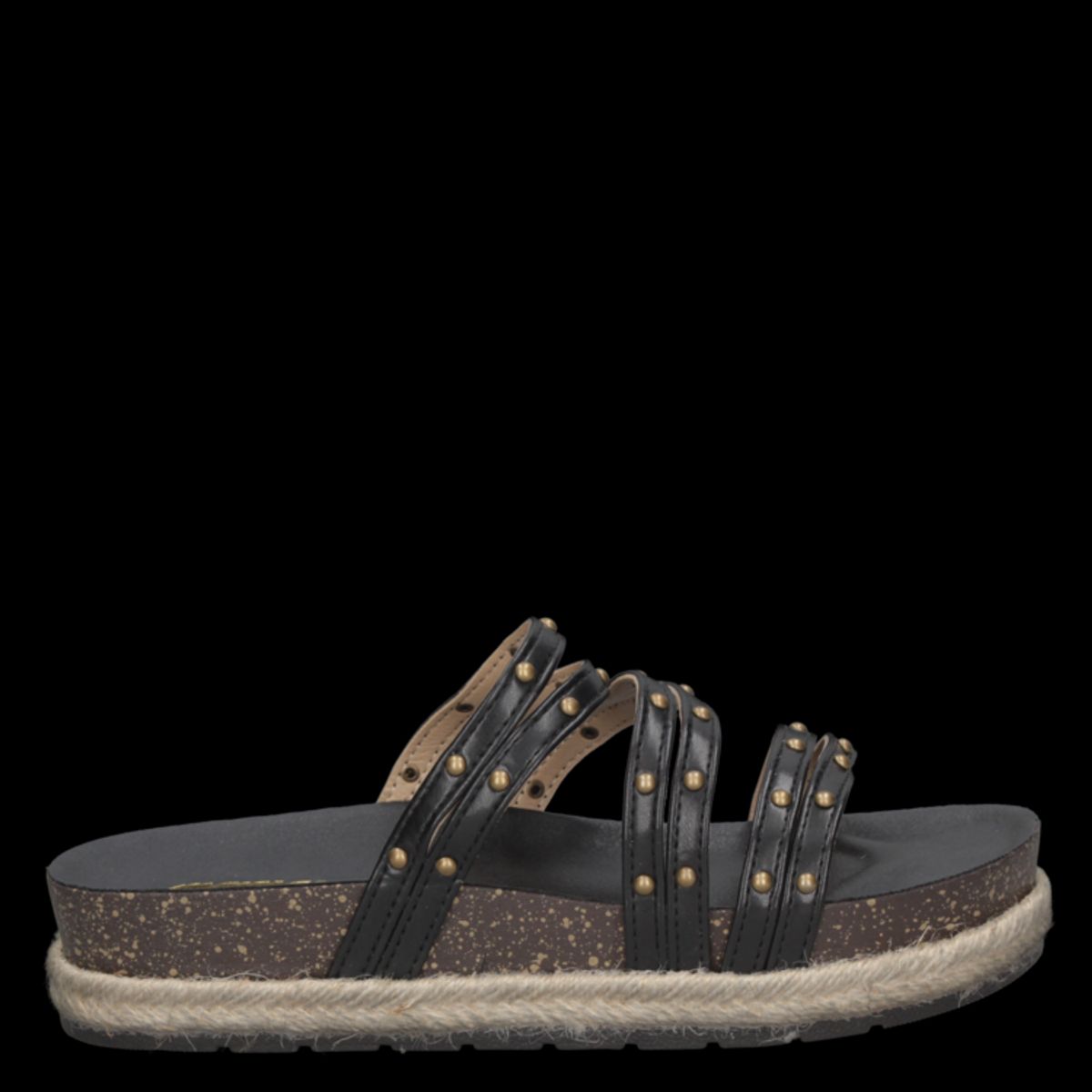 DAKOTA - Sandalia Casual Mujer Negro Dakota