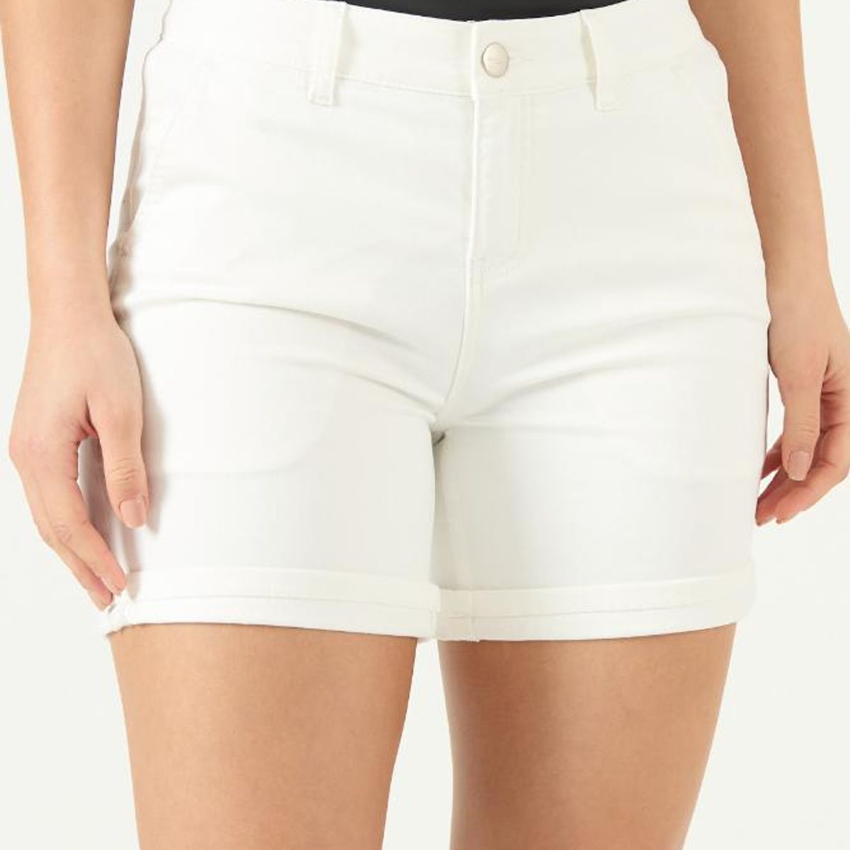 PRIVILEGE - Shorts slim fit blanco PRIVILEGE 3445