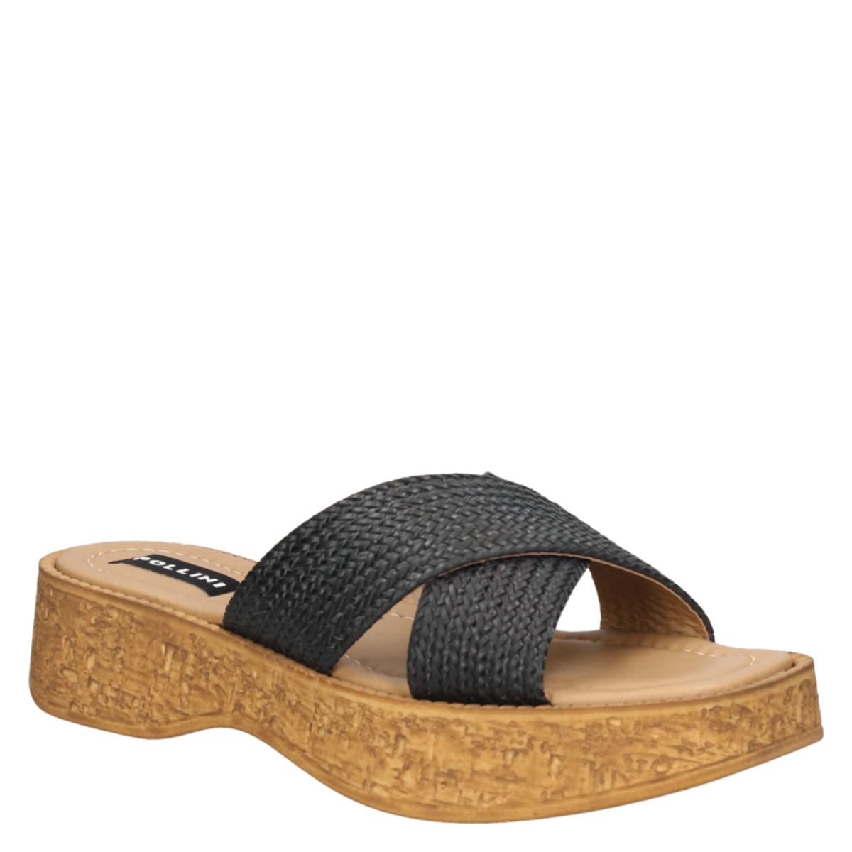 POLLINI - Sandalia Casual Mujer Negro Pollini