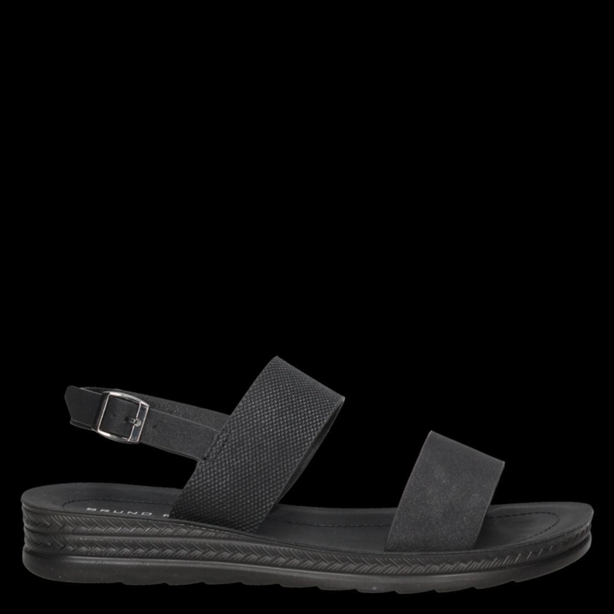 BRUNO ROSSI - Sandalia Casual Mujer Negro Bruno Rossi