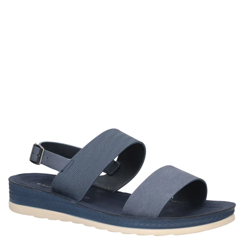BRUNO ROSSI - Sandalia Casual Mujer Azul Bruno Rossi