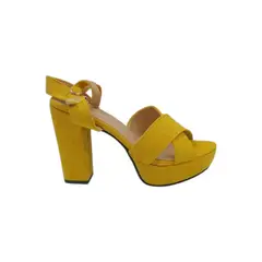 HERIEL - Sandalia Amarilla Plataforma Mujer