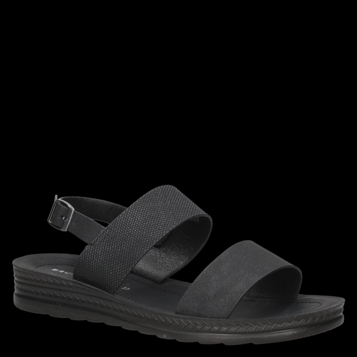 BRUNO ROSSI - Sandalia Casual Mujer Negro Bruno Rossi