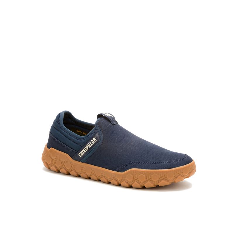 CAT - Zapatilla Slip On Hex + Hombre Azul CAT