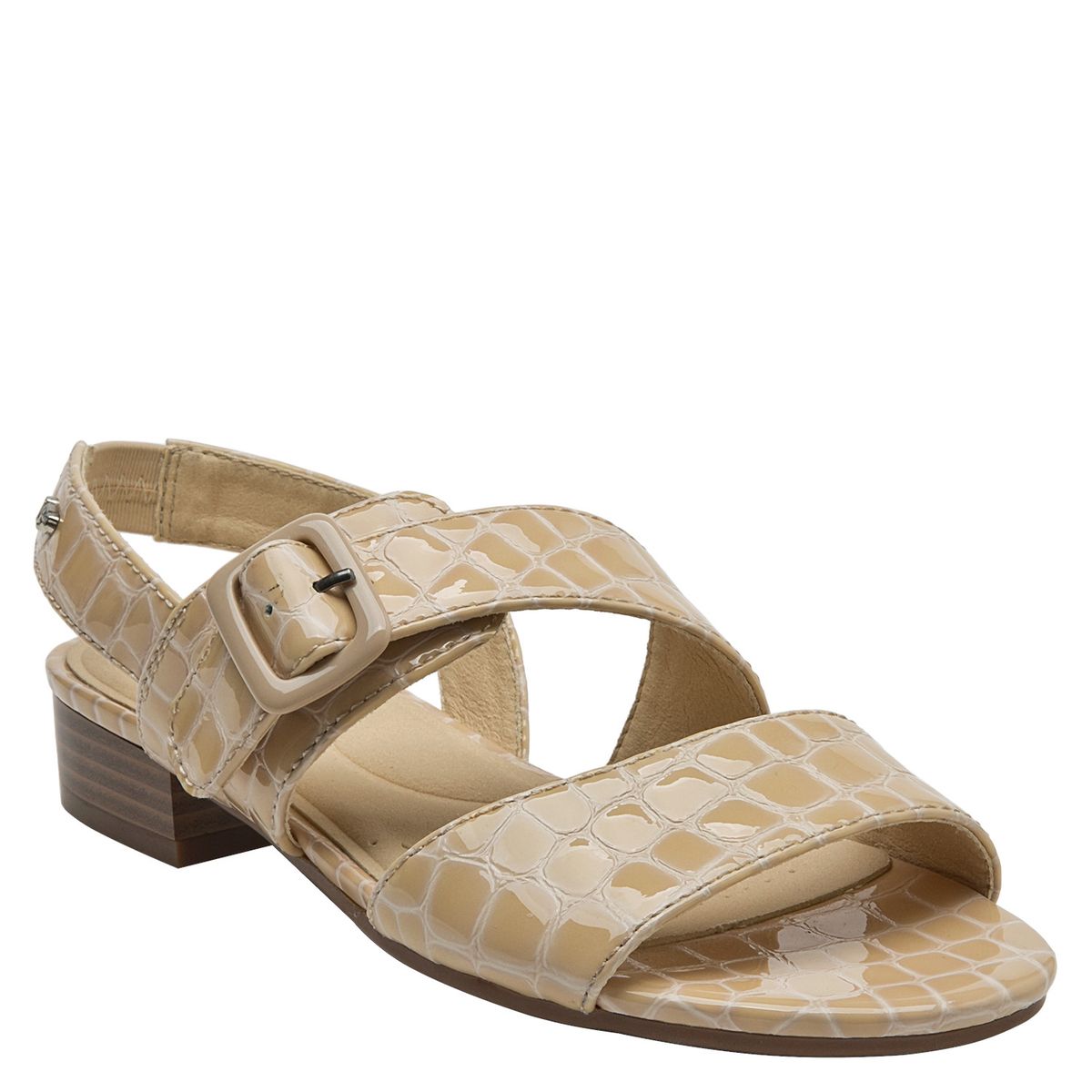 16 HRS - Sandalia Mujer Formal Beige