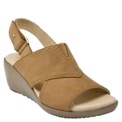 16 HRS - Sandalia Casual Mujer Marrón claro