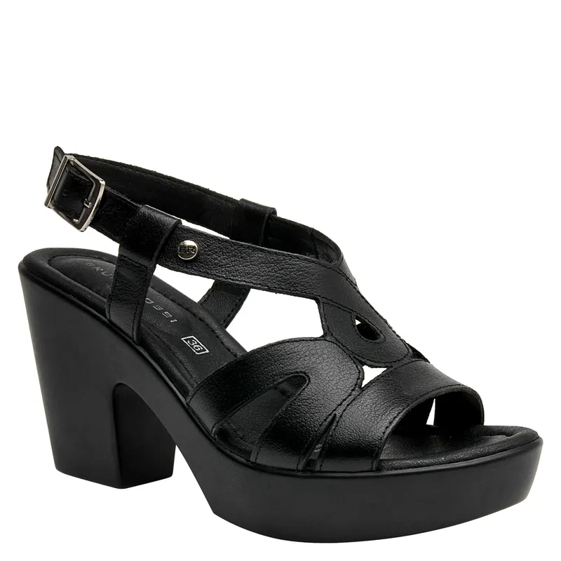 BRUNO ROSSI - Sandalia Casual Mujer Negro Bruno Rossi