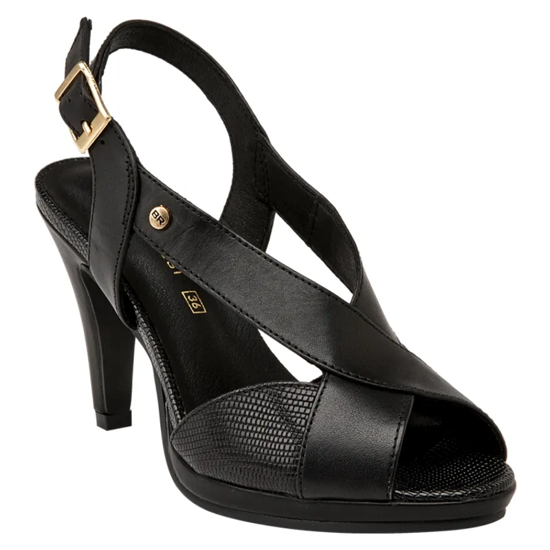 BRUNO ROSSI - Sandalia Casual Mujer Negro Bruno Rossi