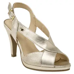BRUNO ROSSI - Sandalia Casual Mujer Dorado