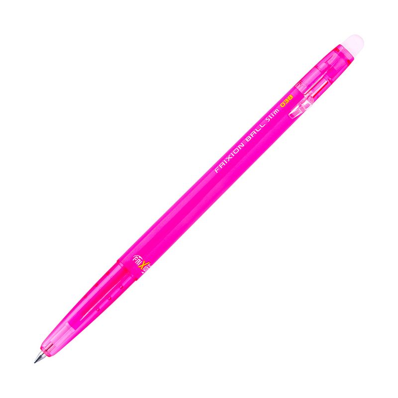 PILOT - Lápiz Gel Frixion Ball Slim 038mm Rosado Pilot