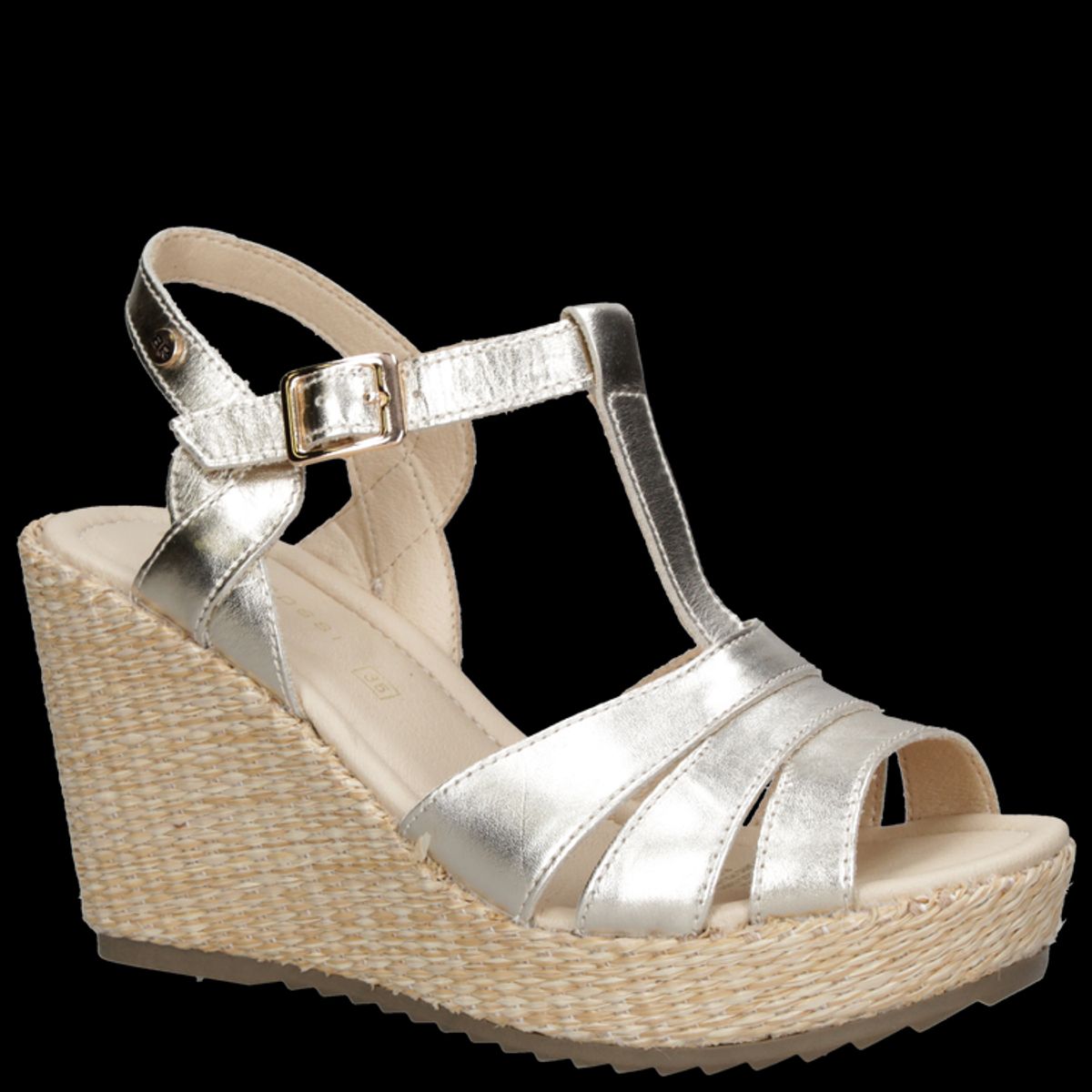 BRUNO ROSSI - Sandalia Casual Mujer Dorado Bruno Rossi