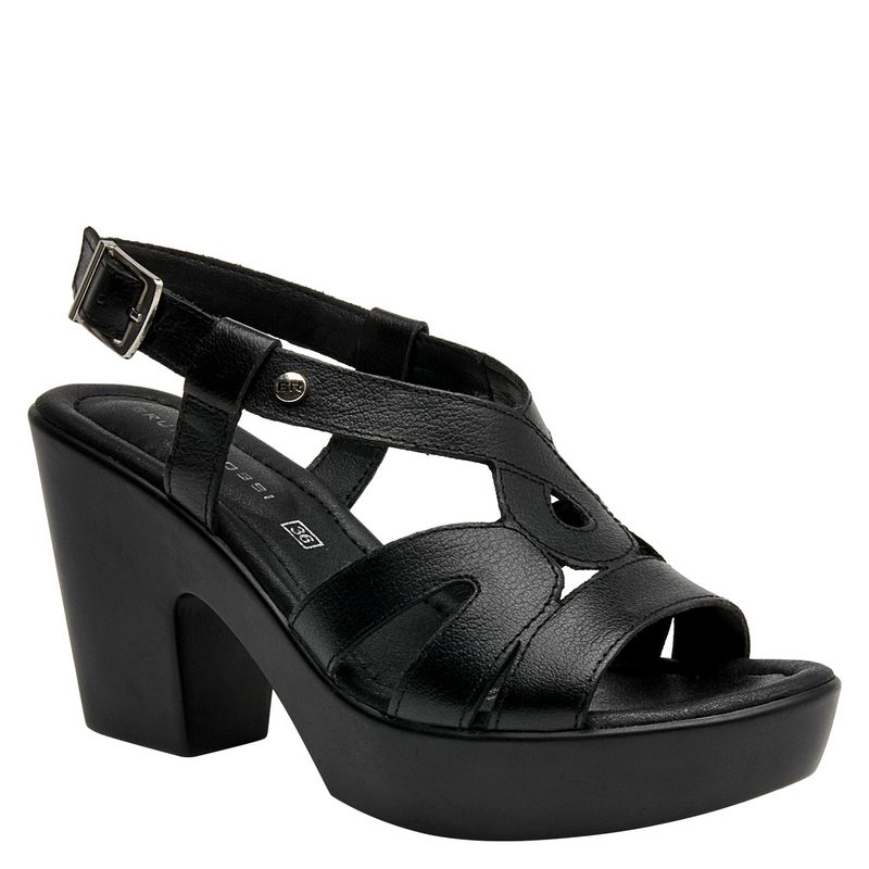 BRUNO ROSSI - Sandalia Casual Mujer Negro Bruno Rossi
