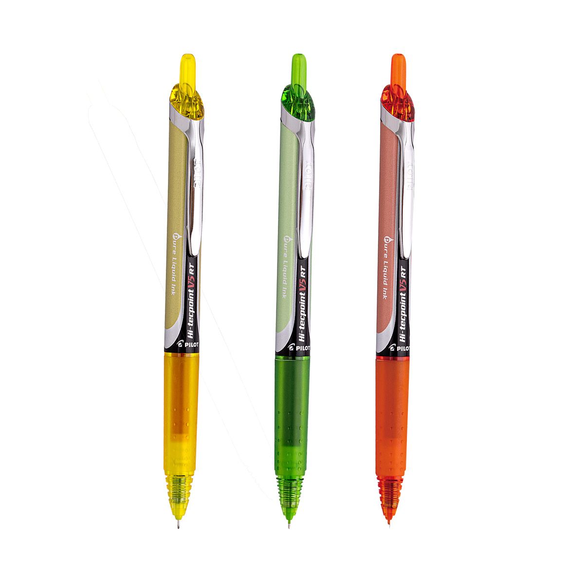 PILOT - Set 3 Lápiz Tinta Retráctil Hi-Tecpoint 05mm S1 Pilot