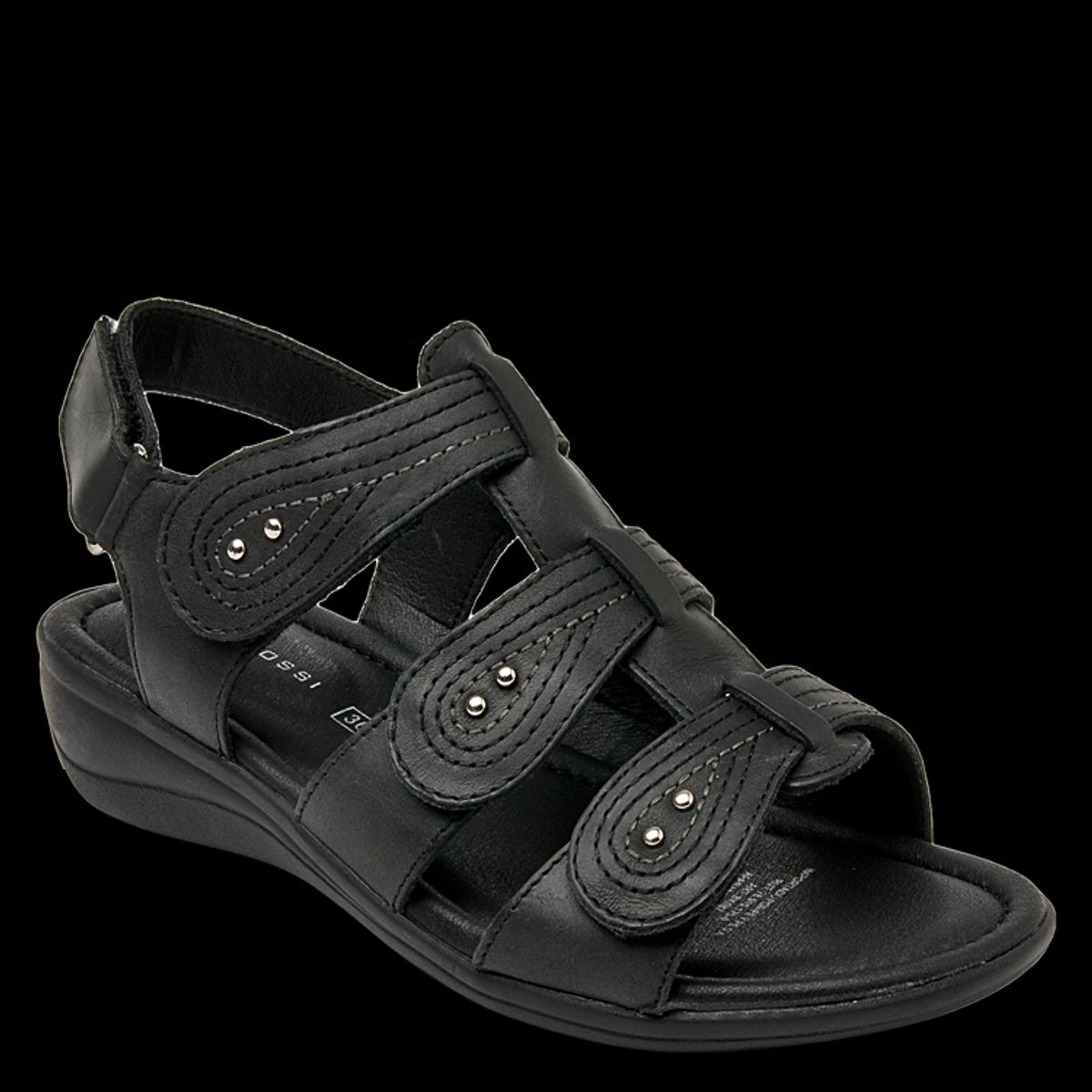 BRUNO ROSSI - Sandalia Casual Mujer Negro Bruno Rossi