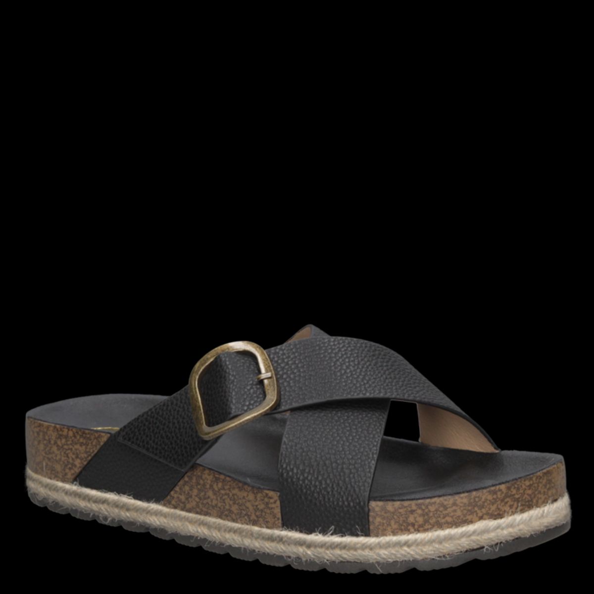 DAKOTA - Sandalia Casual Mujer Negro Dakota