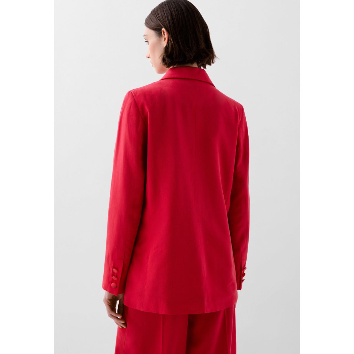 SCALPERS - BLAZER CRUZADA TEJIDO FLUIDO