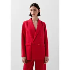 SCALPERS - BLAZER CRUZADA TEJIDO FLUIDO