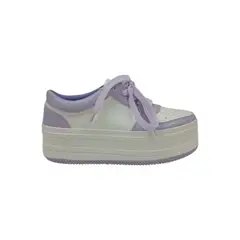 HERIEL - Zapatilla Lila Plataforma Mujer