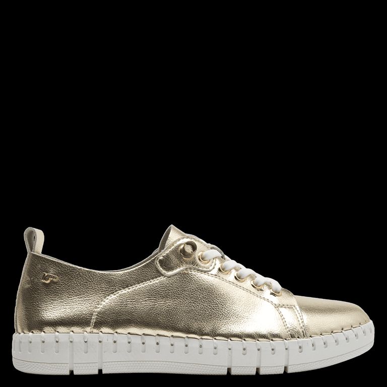 Zapato Mujer Casual Dorado