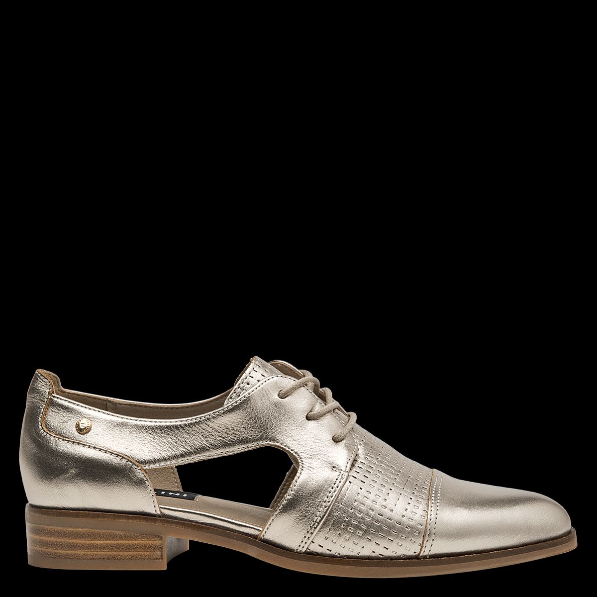 POLLINI - Zapato Mujer Casual Dorado