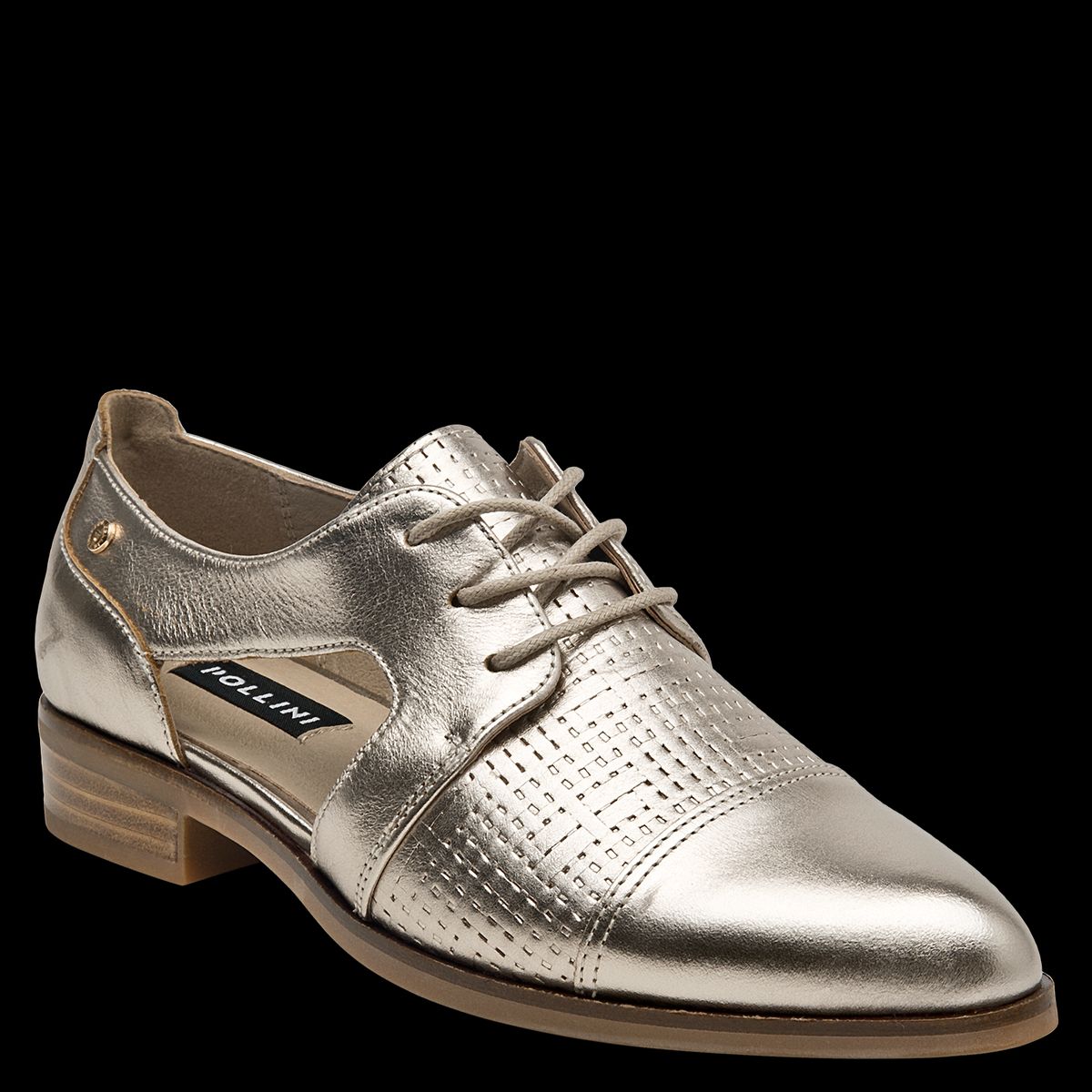 POLLINI - Zapato Mujer Casual Dorado