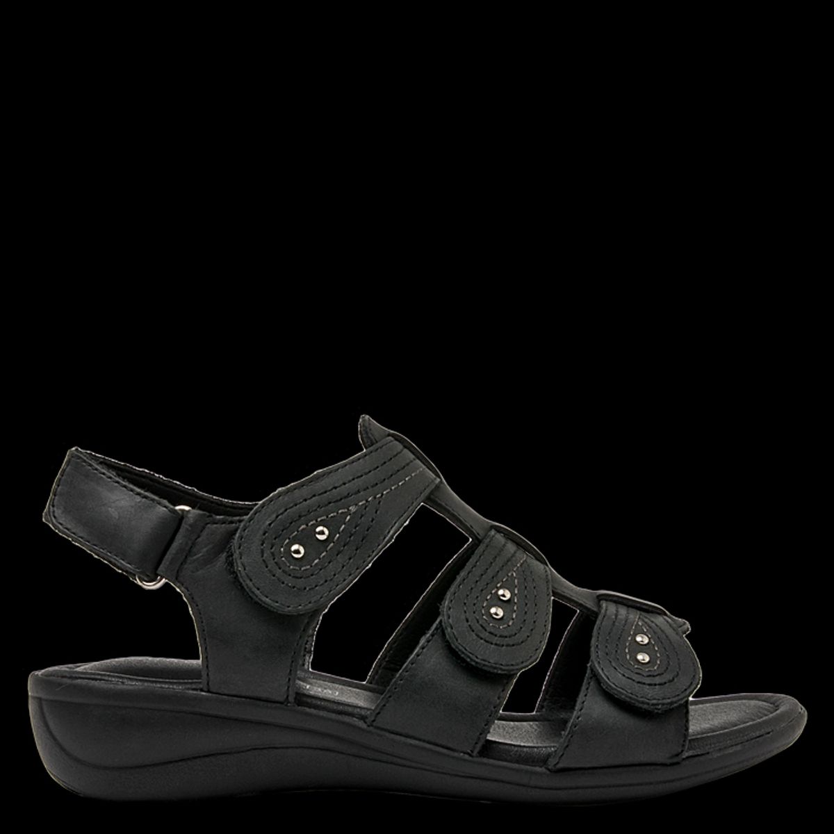 BRUNO ROSSI - Sandalia Casual Mujer Negro Bruno Rossi