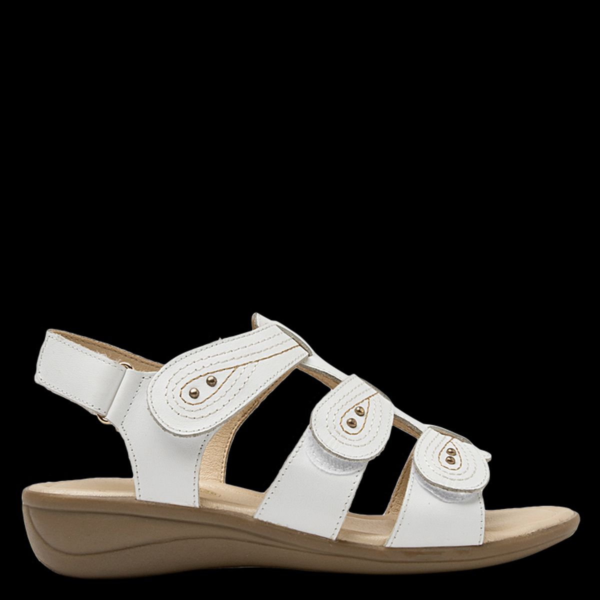 BRUNO ROSSI - Sandalia Casual Mujer Blanco Bruno Rossi