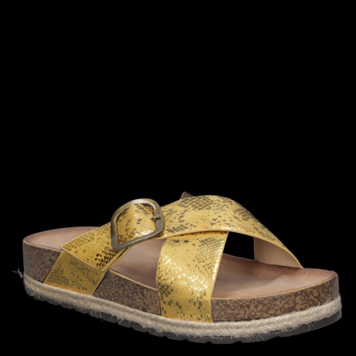 DAKOTA - Sandalia Casual Mujer Amarillo Dakota