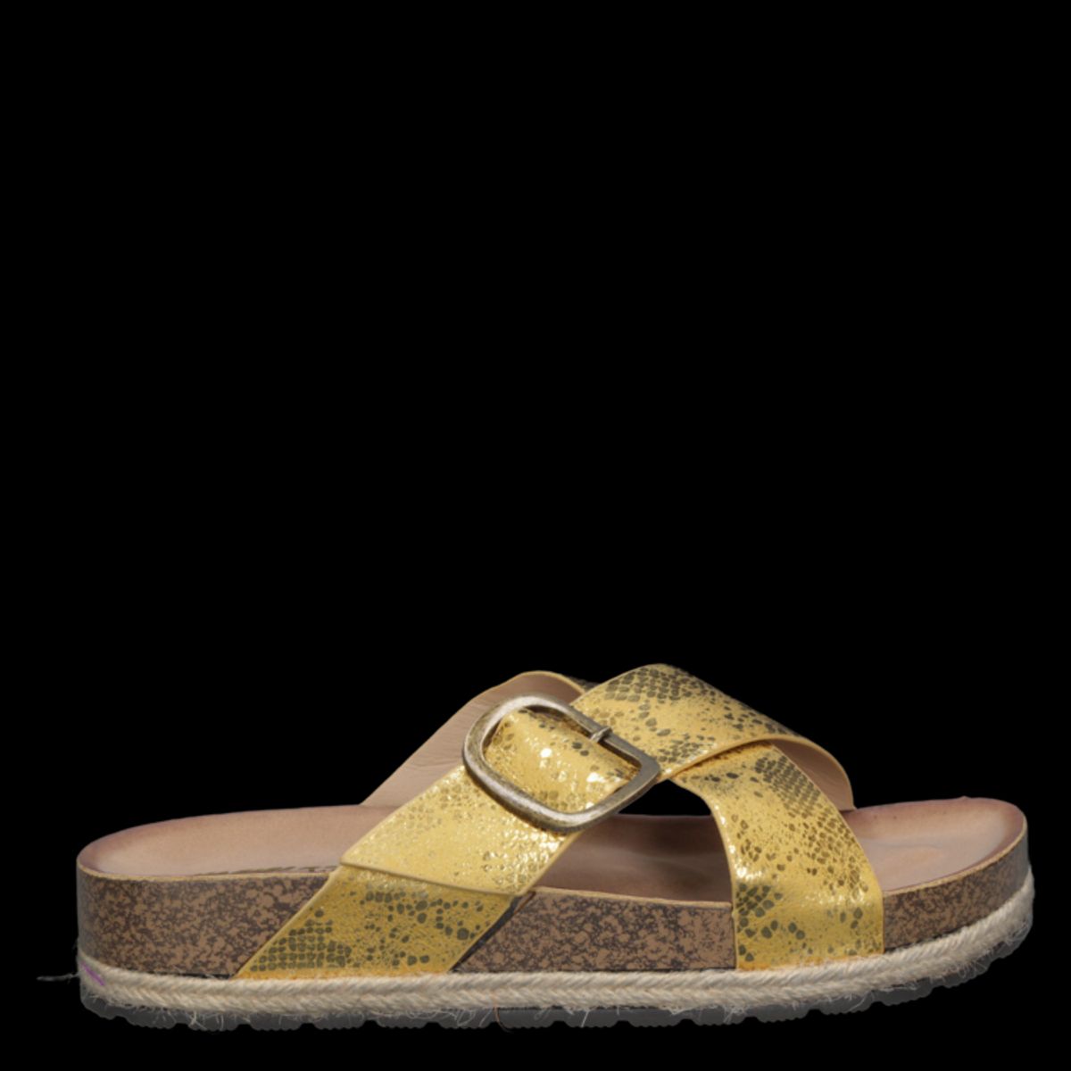 DAKOTA - Sandalia Casual Mujer Amarillo Dakota
