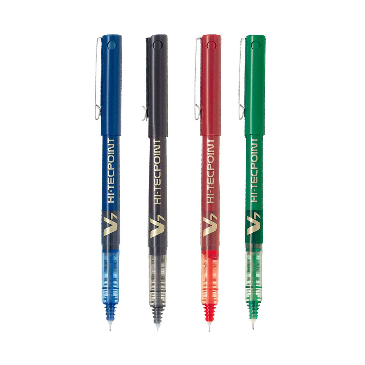PILOT - Set 4 Lápiz Tinta Hi-tecpoint V7 07mm Pilot