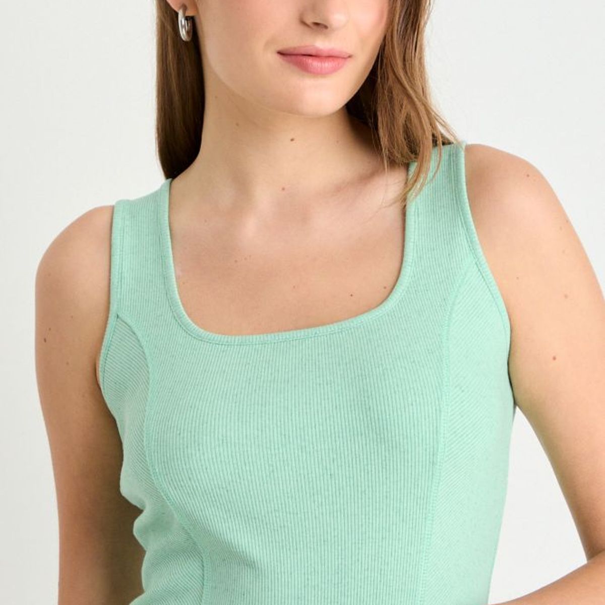 IO - Polera Lisa Mujer Verde Io